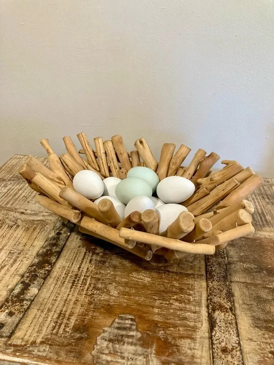 Rustic Driftwood Decorative Bowl - Picture 15 of 16